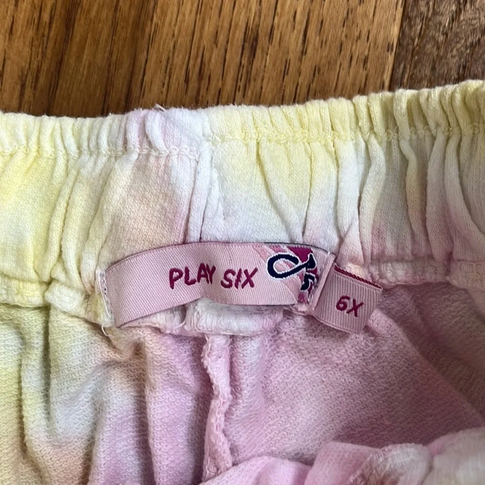 Play Six Girl’s Tie Dye Shorts Size 6X